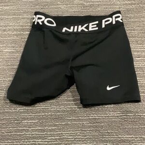 Kids Nike Pro Black Shorts